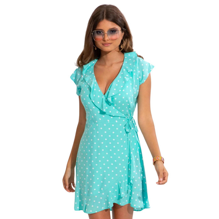Pour Moi EcoVero Frill Wrap Dress