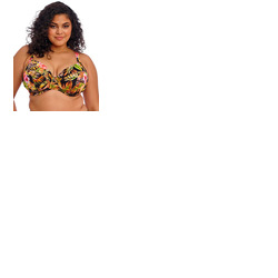 Elomi Tiger Valley Plunge Bikini Top