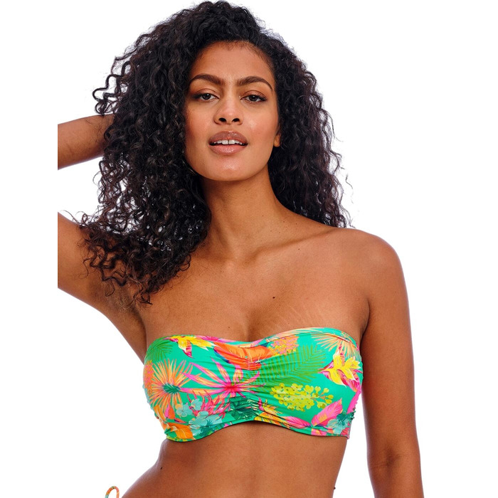 Freya Isla Margarita Bandeau Bikini Top - Jade - 34D