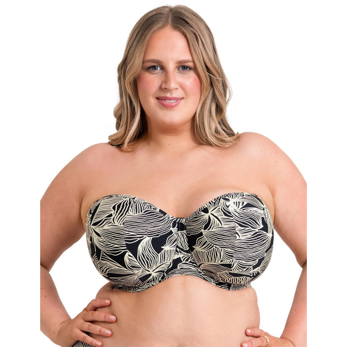 Curvy Kate Ripple Reef Bandeau Bikini Top
