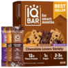 Chocolate Lovers Variety | IQBAR | 12 Bars