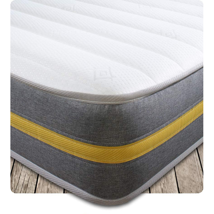 Starlight Beds™ | Hybrid Value Guest Bedroom Mattress - 2ft6 by 5ft9 Shorty Mattress (75cm by 175cm)