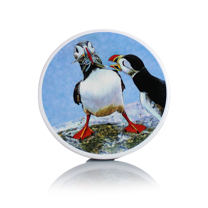 Nick Field Puffin Coaster