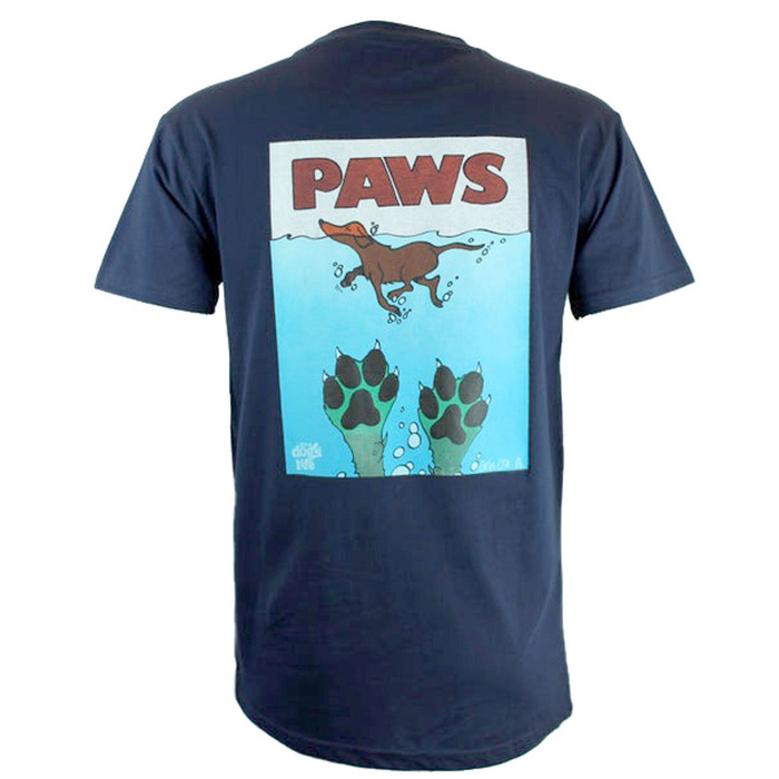 It's a Dog's Life Paws T-Shirt Navy M