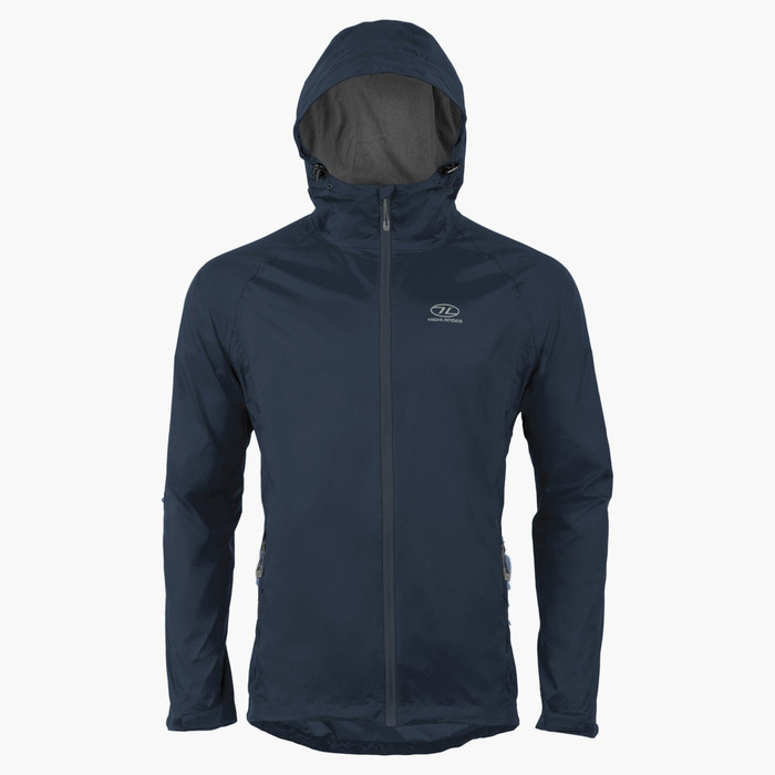 Highlander Stow & Go Men's Waterproof Jacket Navy M