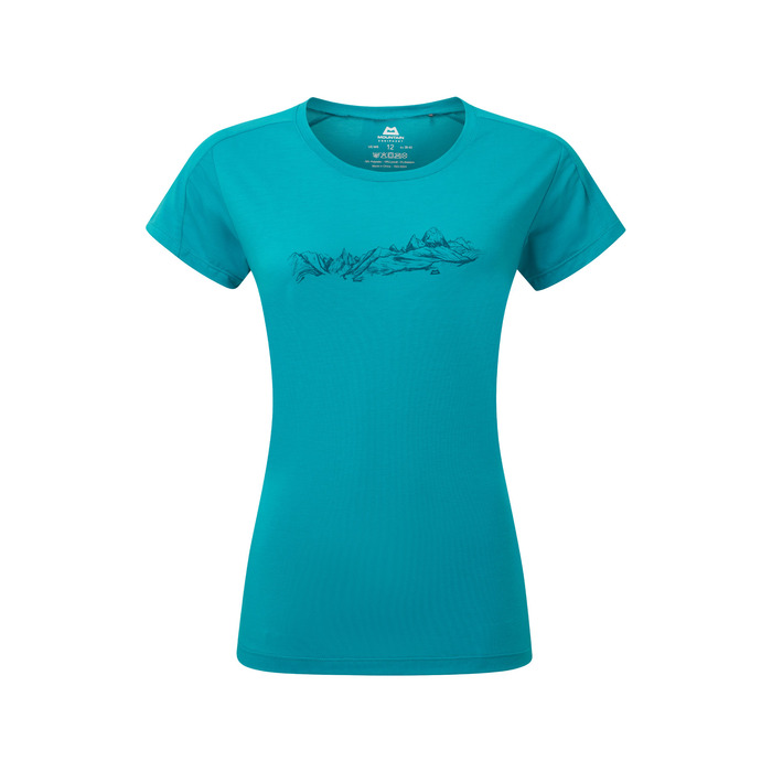 Mountain Equipment Headpoint Skyline Women's Tee Topaz 14