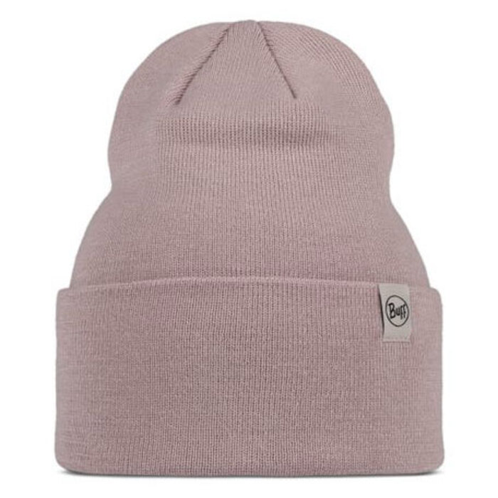 Buff Knitted Beanie Lilon Rosewood