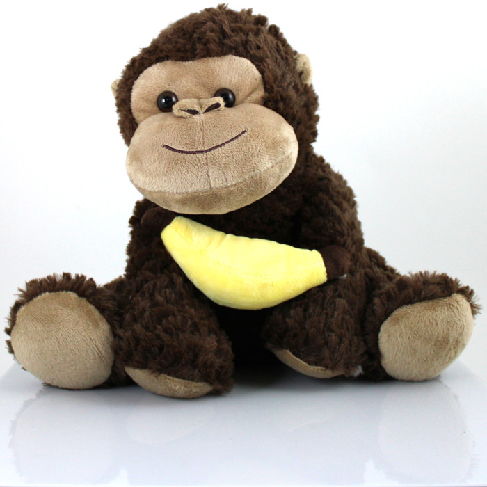 Aroma Home Gorilla with Banana Snuggable Hottie