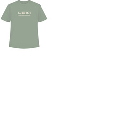 Leki Logo T-Shirt Smoke Green S