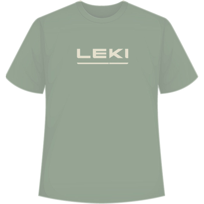 Leki Logo T-Shirt Smoke Green S