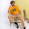 Saltrock Men's Retro Camper Short Sleeve T-shirt Gold 2XL