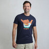 Weird Fish Hang Loose Eco Graphic T-Shirt Dark Blue S