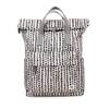 Roka London Canfield B Recycled Canvas Bag Linear Dot Medium