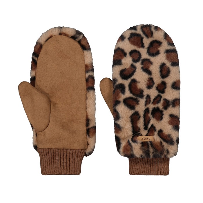 Barts Fur Mitts Brown