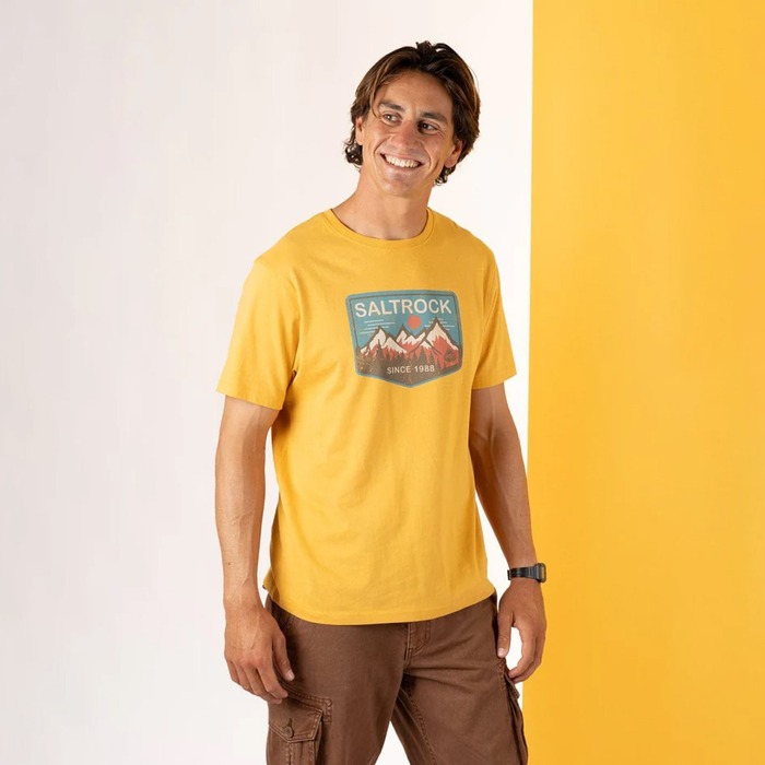 Saltrock Men's Upland T-shirt Yellow 2XL