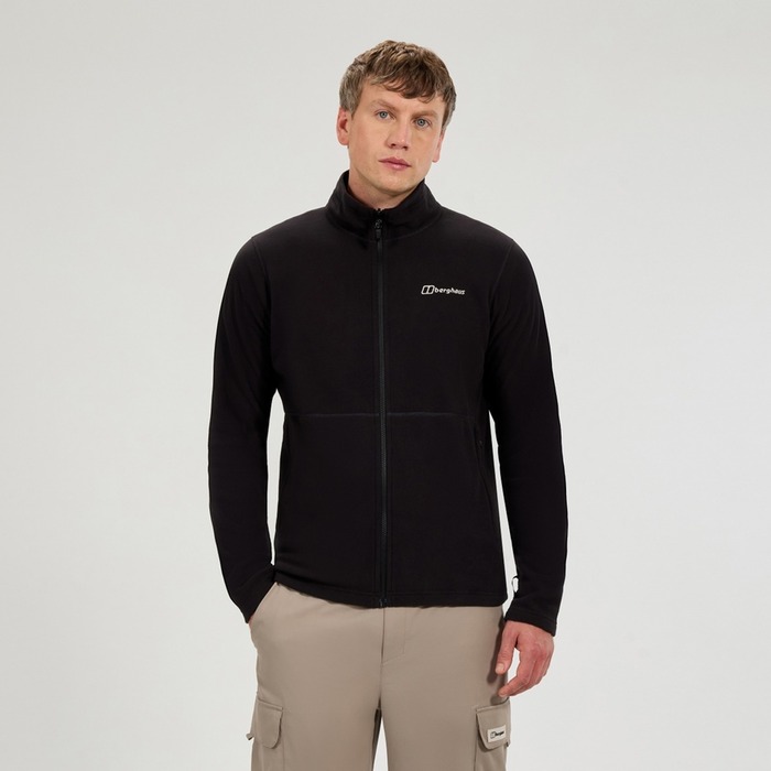 Berghaus Men's Prism Micro Full Zip InterActive Polartec Fleece Black 2XL