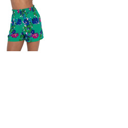 Pour Moi Shirred Waist Woven Beach Shorts