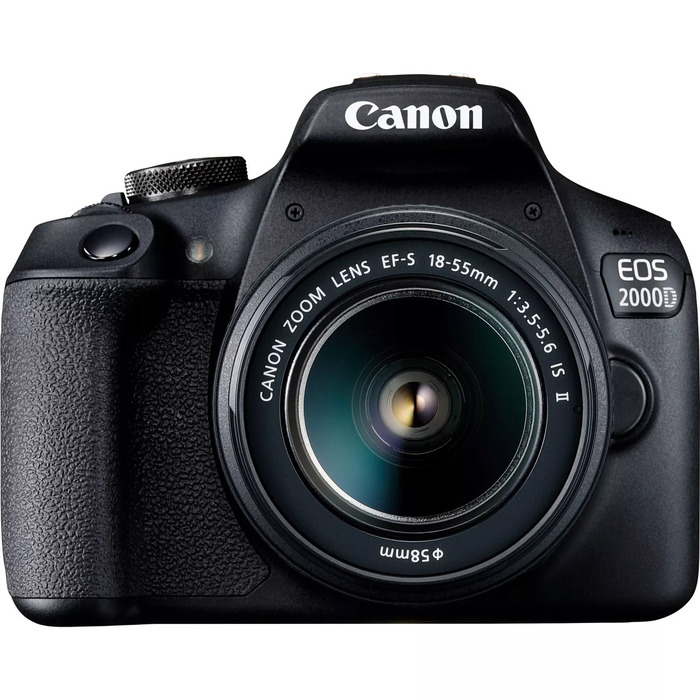 Canon EOS 2000D DSLR Camera with EF-S 18-55mm f/3. 5-5. 6 IS II Lens