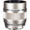 Olympus Digital ED 75mm f/1. 8 Lens Silver