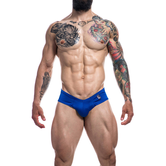 Cut4Men High Cut Cheeky Brief - Royal Blue