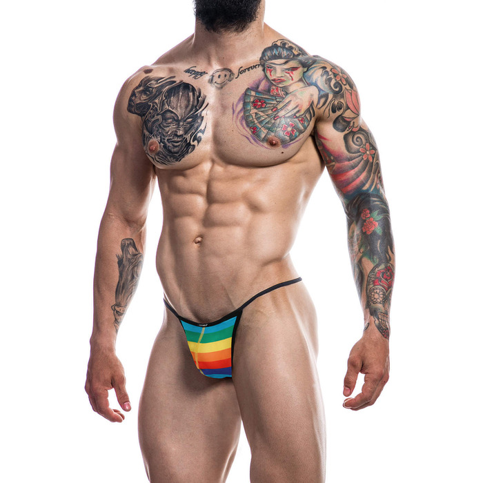 Cut4Men Provocative G-String - Rainbow