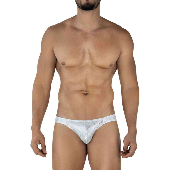 Clever Moda Sensorial Diamond Latin Brief - Silver