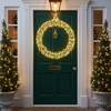 Pre-Lit Christmas Light-Up Silver Bauble 70cm with 500 Warm White LEDs