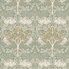 William Morris At Home Brother Rabbit Wallpaper Sage Green 140500