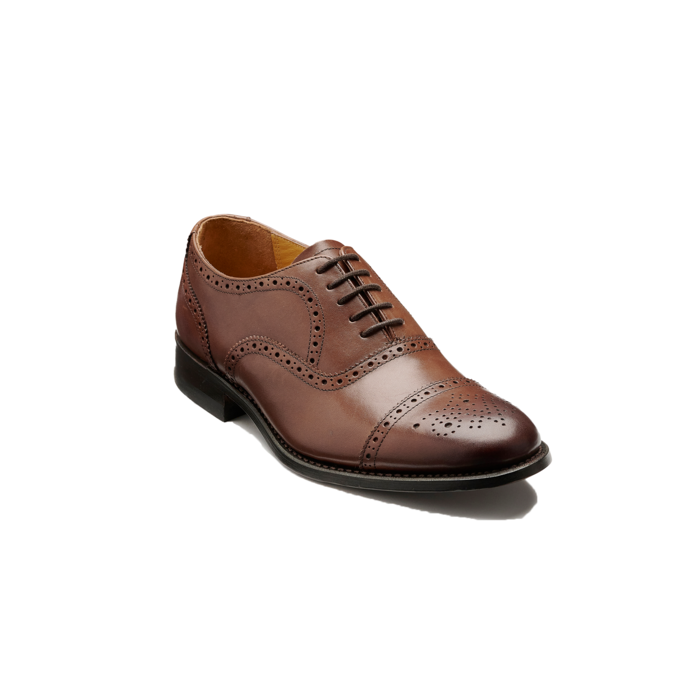 Oxford Brogue - Dark Tan Calf, 7. 5 / G