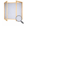 Hardwood Framed Lockable PET Noticeboard