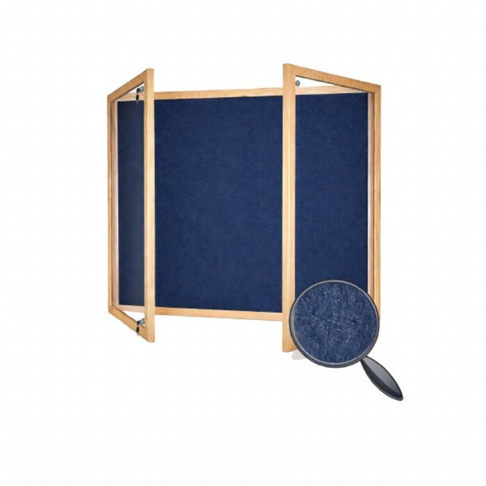 Hardwood Framed Lockable PET Noticeboard