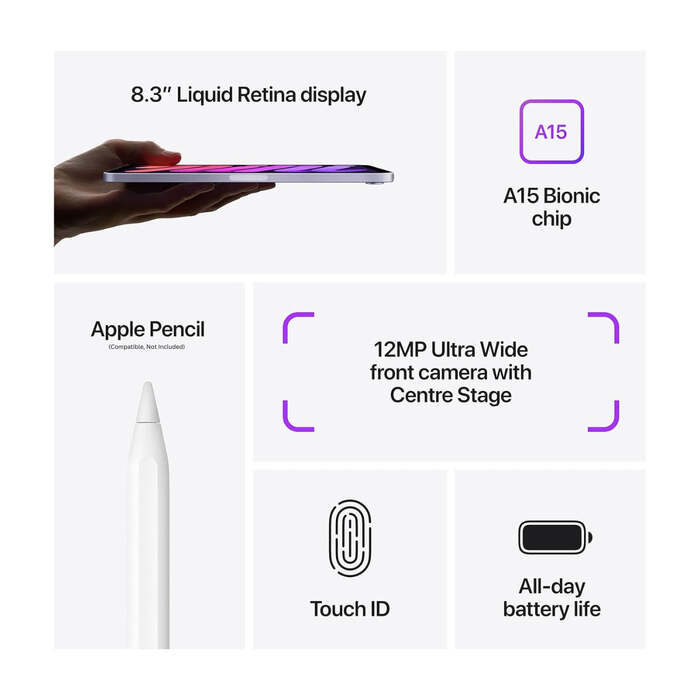 APPLE iPad Mini 6th Gen 8.3" WiFi
