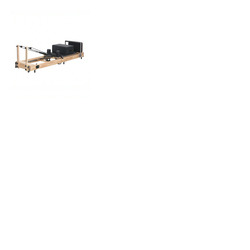 Foldable Pilates Reformer — Premium Oak Frame