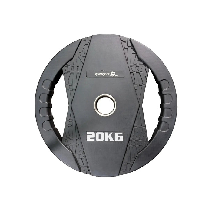 Gym Gear Rubber Olympic Weight Plates (Dual Grip)