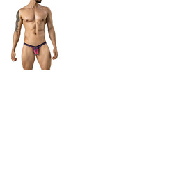 Clever Moda Kontrast Oasis Mesh Brief