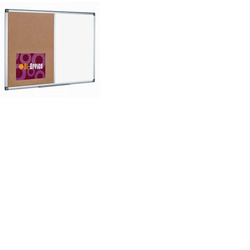 Bi-Office Combi Drywipe/Cork Boards