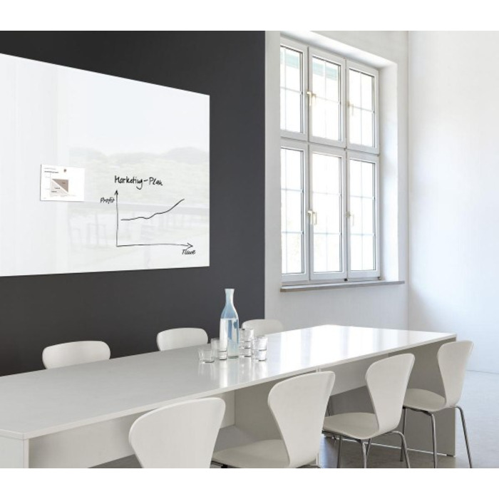 Glass whiteboard Artverum, Super White