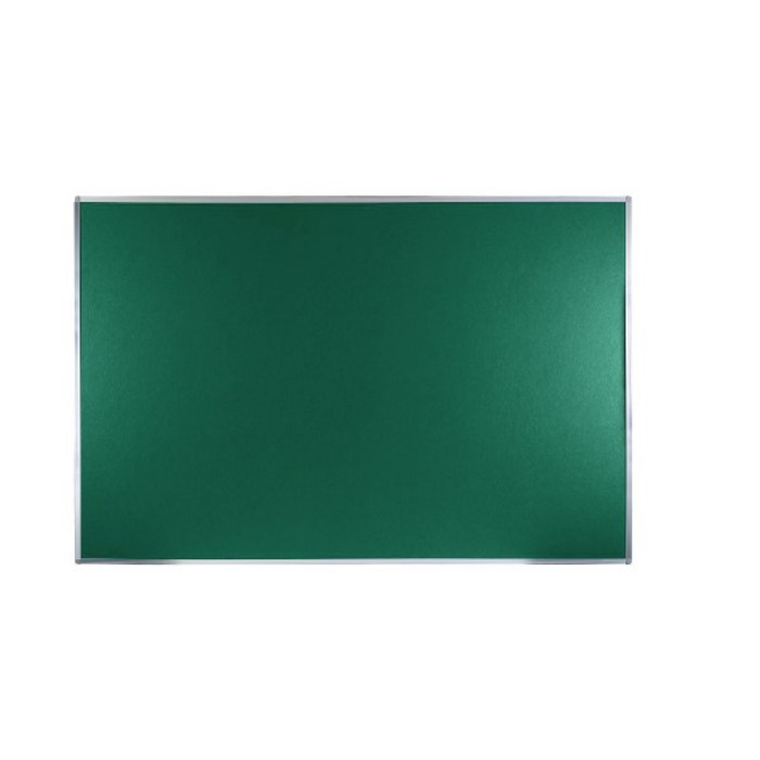 Boards Direct Felt Noticeboard Aluminium Frame 1800 x 1200mm GREEN