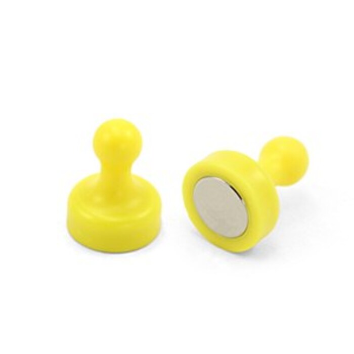 Boards Direct Super Strong Skittle Magnets Yellow Pack of 10