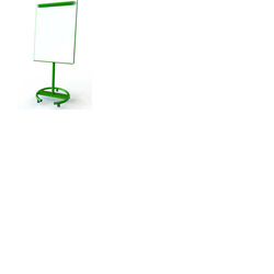 Ultramate Mobile Magnetic Flipchart Easel Green Frame