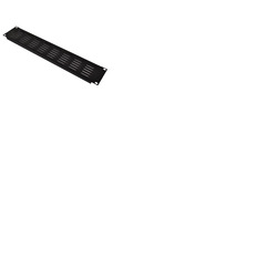 19-Inch 2U Vent Panel Black
