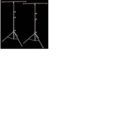 2 x Lighting Stands with T-Bar for DJ, Stage or Photography Lights Height