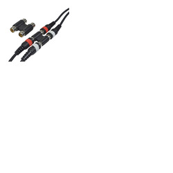 Dual Phono/RCA Sockets Joiner Extend Stereo RCA-Phono Cables