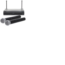 Twin Handheld VHF Radio Microphone System (173. 8Mhz/175. 0Mhz)