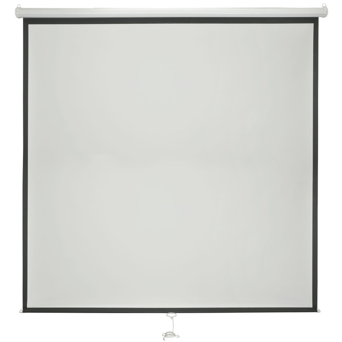 Manual Projector Screen 84" 1:1 Ratio