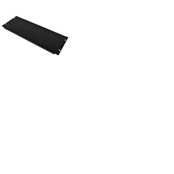 5 U 19" Blank Rack Panel With Black Finish