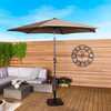 2. 7m Metal Garden Parasol
