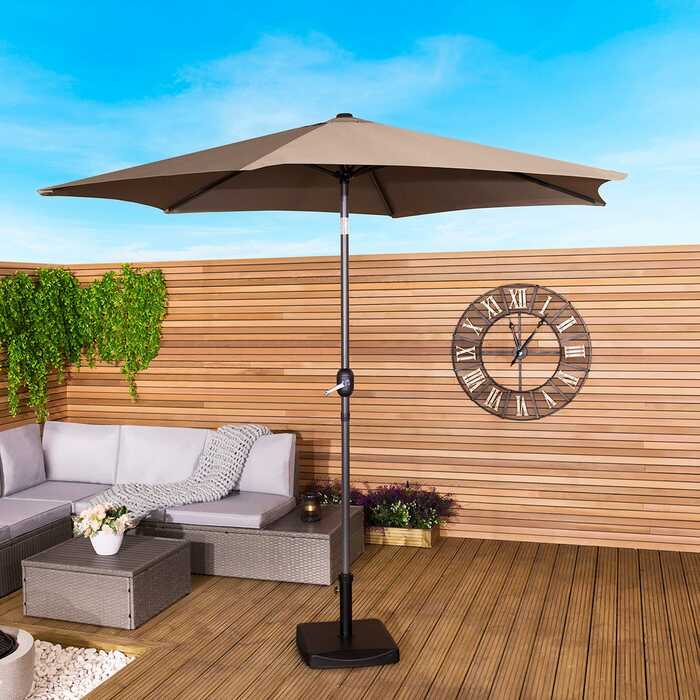 2.7m Metal Garden Parasol