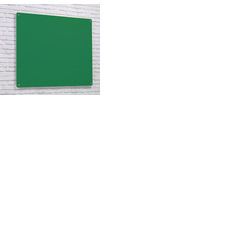 Wall Mounted Glass Board 900 x 600mm Green