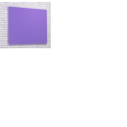 Wall Mounted Glass Board 600 x 450mm Lilac